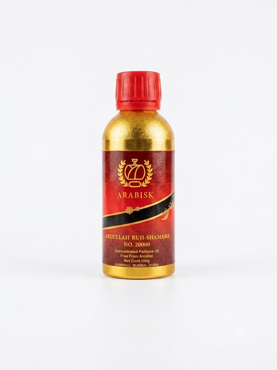 ARABISK Abdullah Ruh-Shamama | Handcrafted Oriental Attar | Alcohol-Free, Long-Lasting Fragrance Arabisk