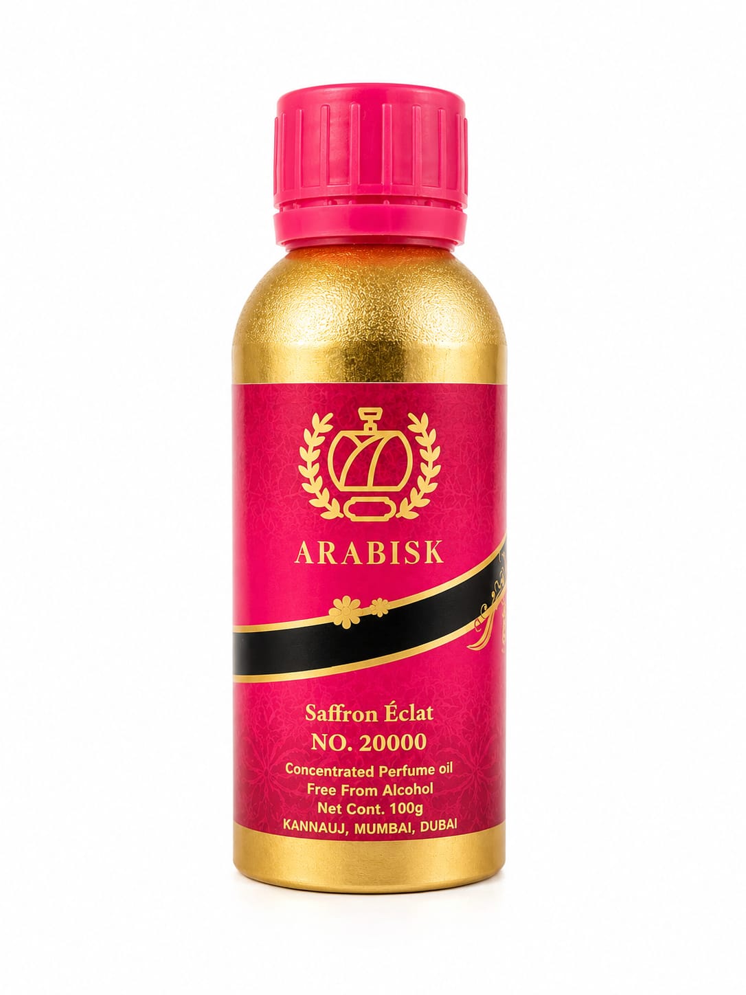 ARABISK Saffron Éclat | Handcrafted Oriental Attar | Alcohol-Free, Long-Lasting Fragrance Arabisk