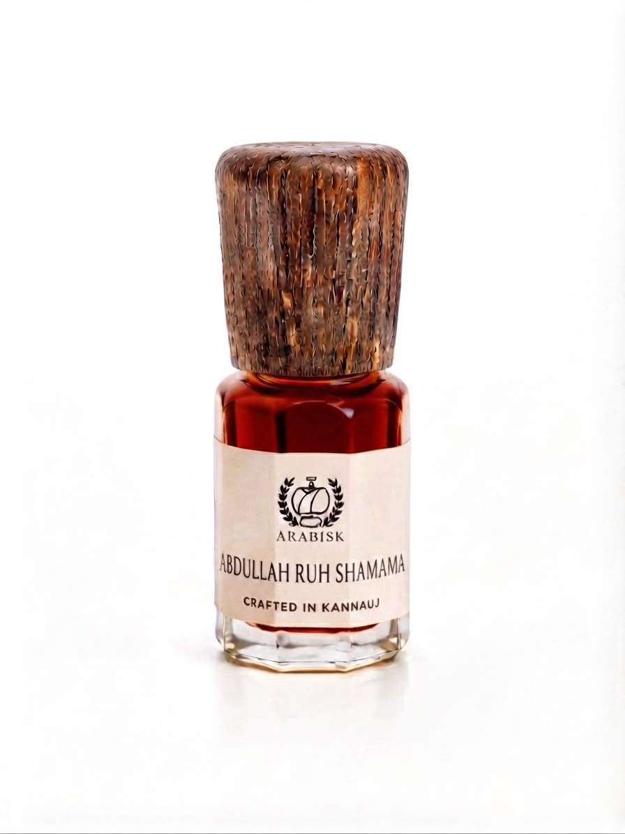 ARABISK Abdullah Ruh Shamama Attar | Pure Traditional Herbal Attar Oil | Alcohol-Free, Long-Lasting Unisex Attar Arabisk