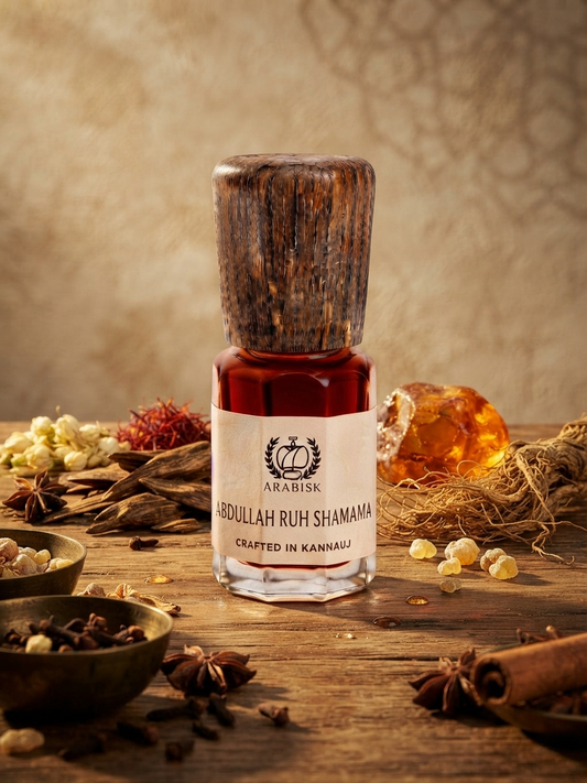 ARABISK Abdullah Ruh Shamama Attar | Pure Traditional Herbal Attar Oil | Alcohol-Free, Long-Lasting Unisex Attar Arabisk