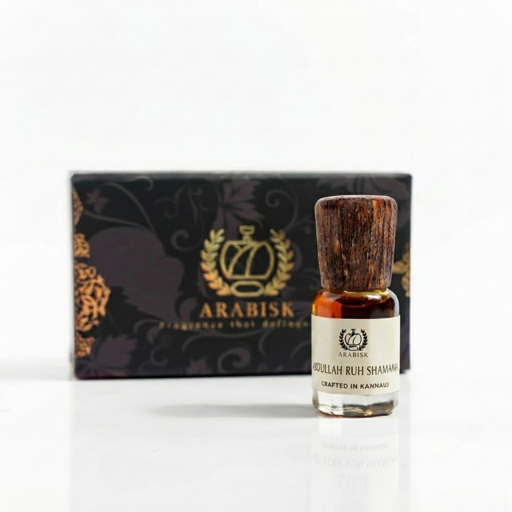 ARABISK Abdullah Ruh Shamama Attar | Pure Traditional Herbal Attar Oil | Alcohol-Free, Long-Lasting Unisex Attar Arabisk