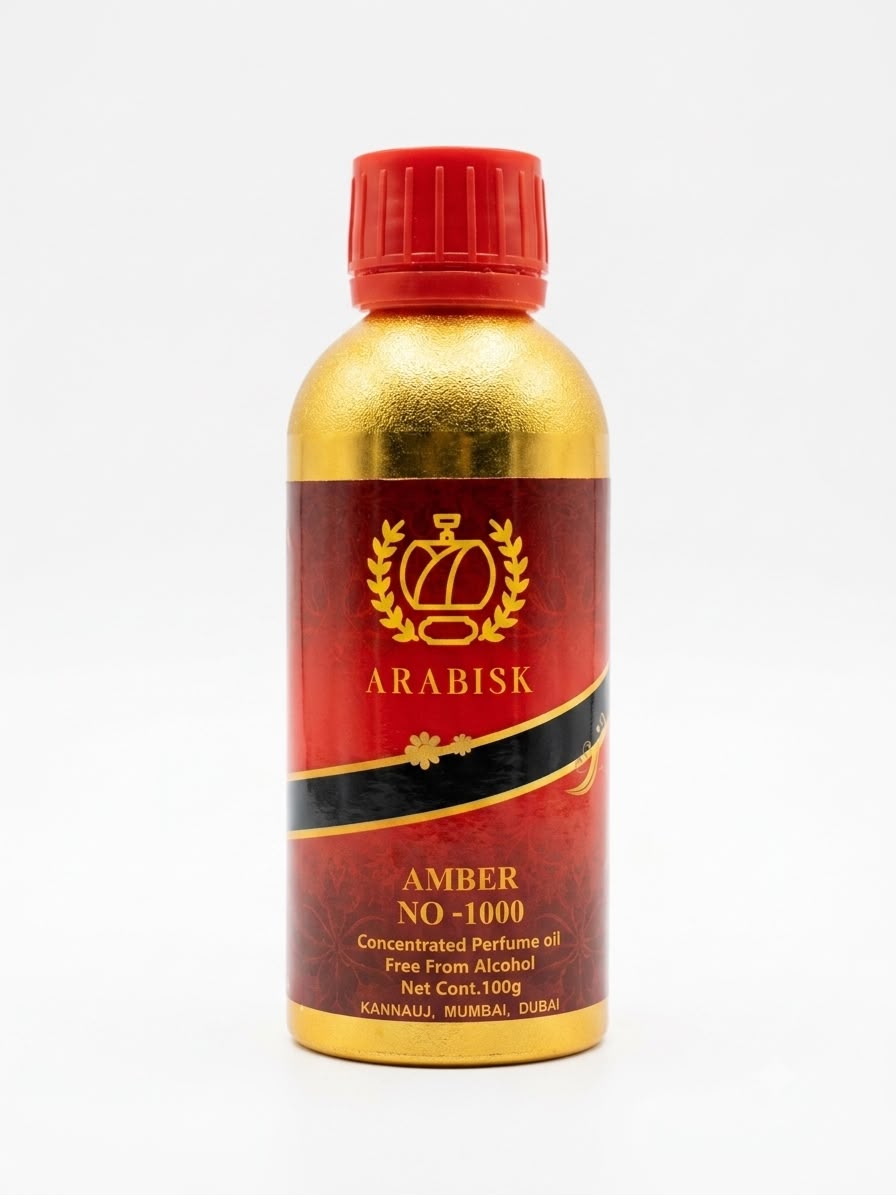 ARABISK Amber | Concentrated Attar Oil | Alcohol-Free, Long-Lasting Fragrance Arabisk