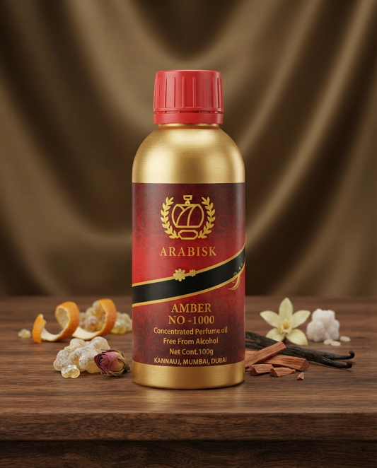 ARABISK Amber | Concentrated Attar Oil | Alcohol-Free, Long-Lasting Fragrance Arabisk