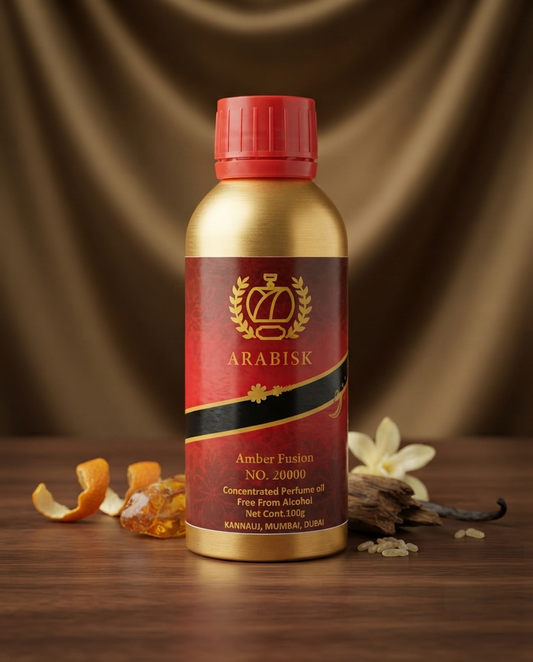 ARABISK Amber Fusion | Handcrafted Oriental Attar | Alcohol-Free, Long-Lasting Fragrance Arabisk