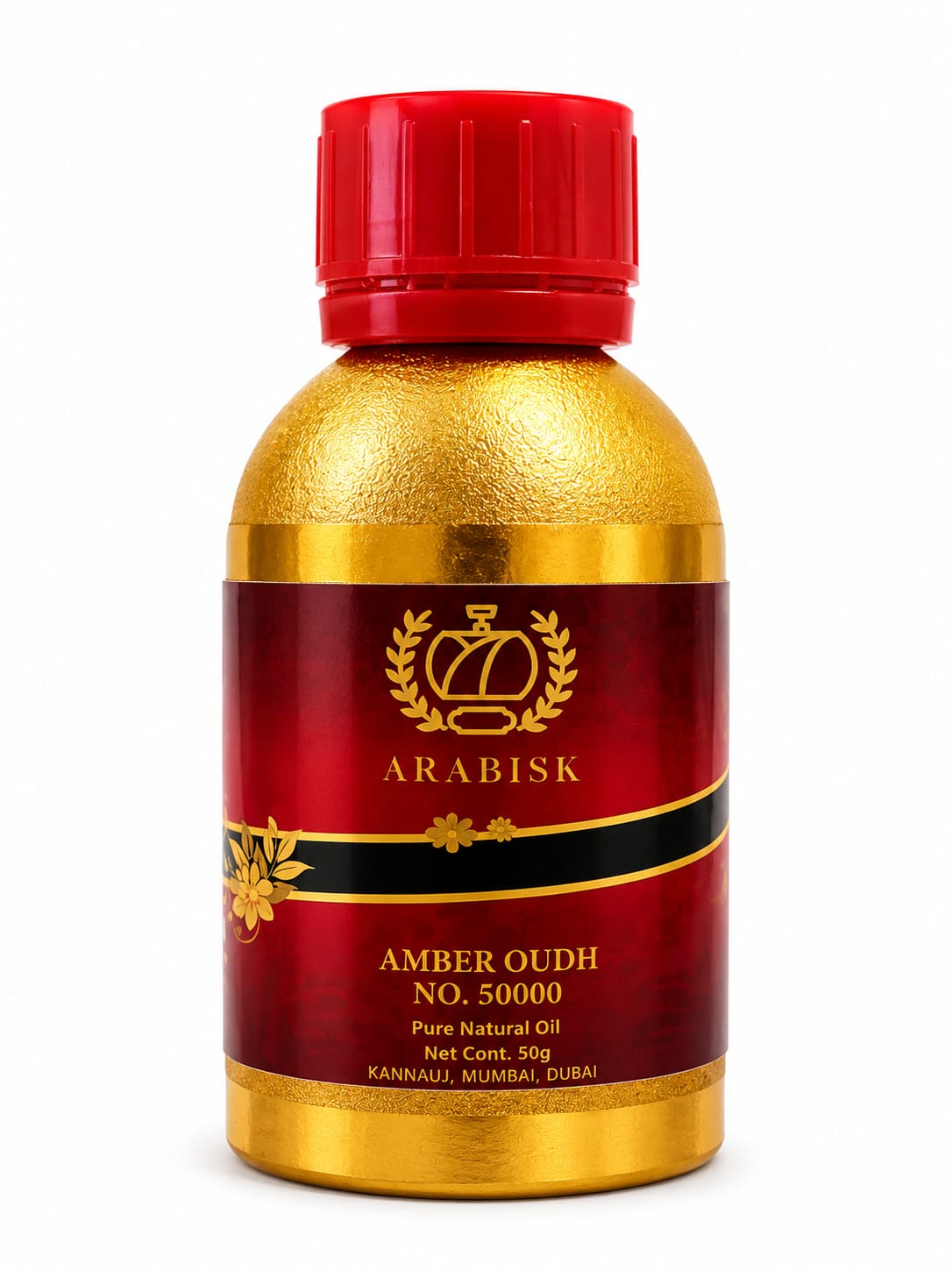ARABISK Amber Oud | Concentrated Attar Oil | Alcohol-Free, Long-Lasting Fragrance Arabisk