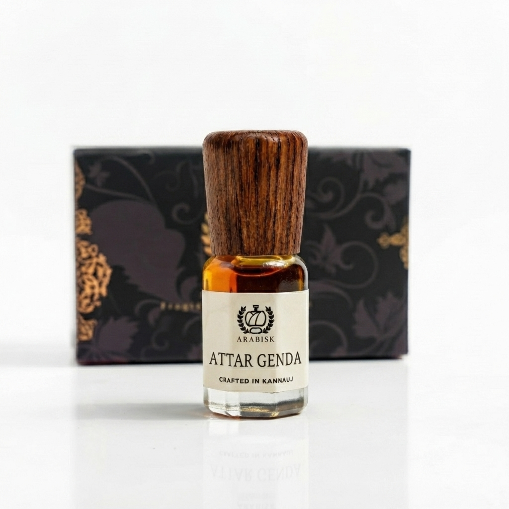 ARABISK Attar Genda | Natural Marigold Attar Oil | Alcohol-Free, Long-Lasting Unisex Attar Arabisk