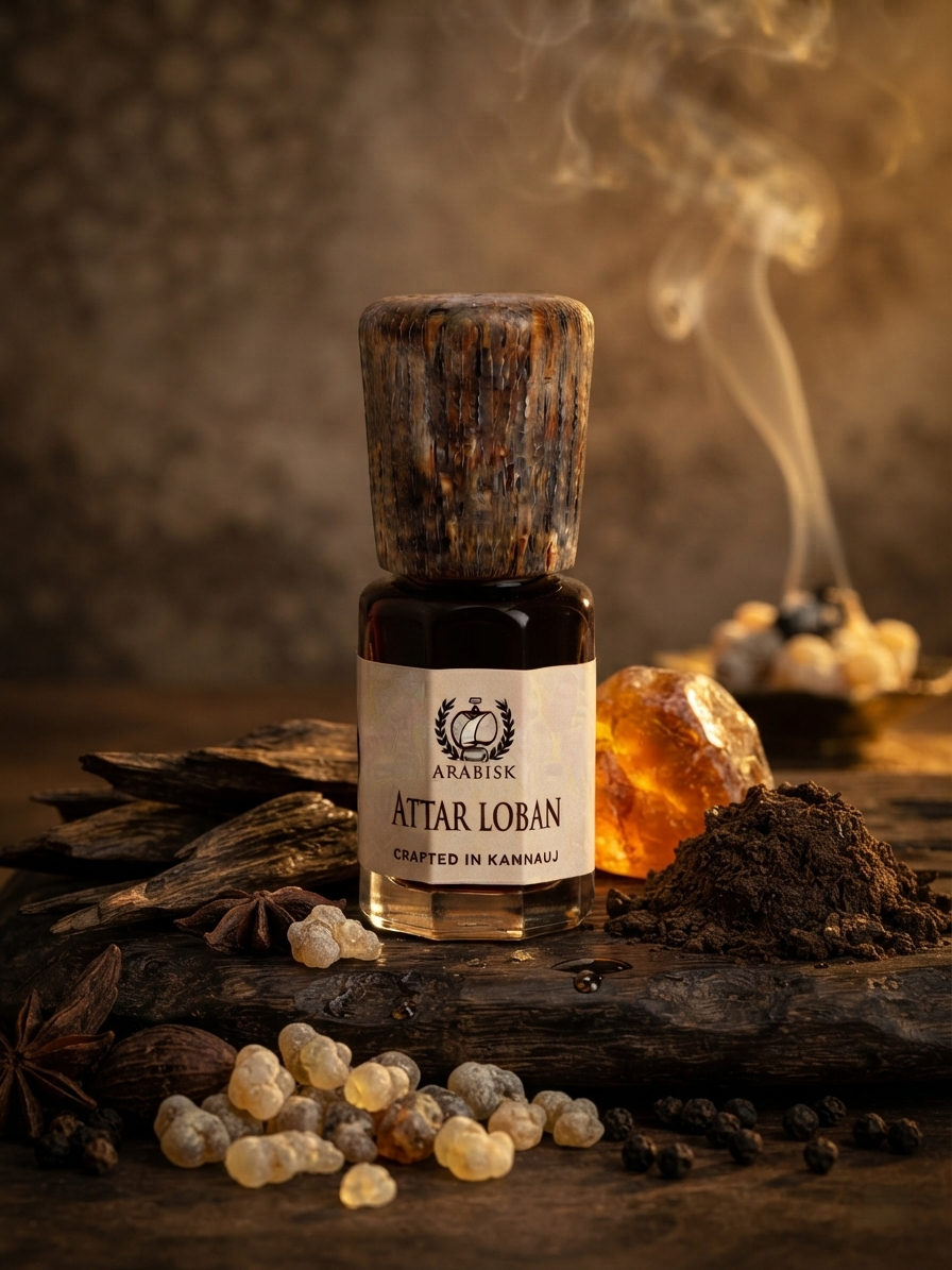 ARABISK Attar Loban | Natural Attar Oil | Alcohol-Free, Long-Lasting Unisex Attar Arabisk