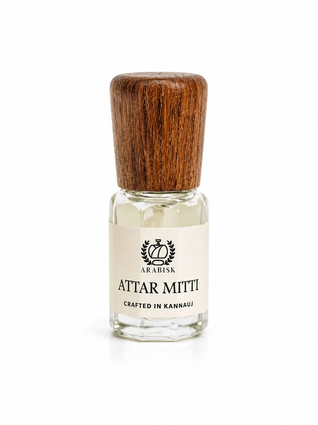ARABISK Attar Mitti | Pure Natural Fragrance | Handcrafted Kannauj Earthy Perfume Oil | Alcohol-Free, Long-Lasting Ittar Arabisk