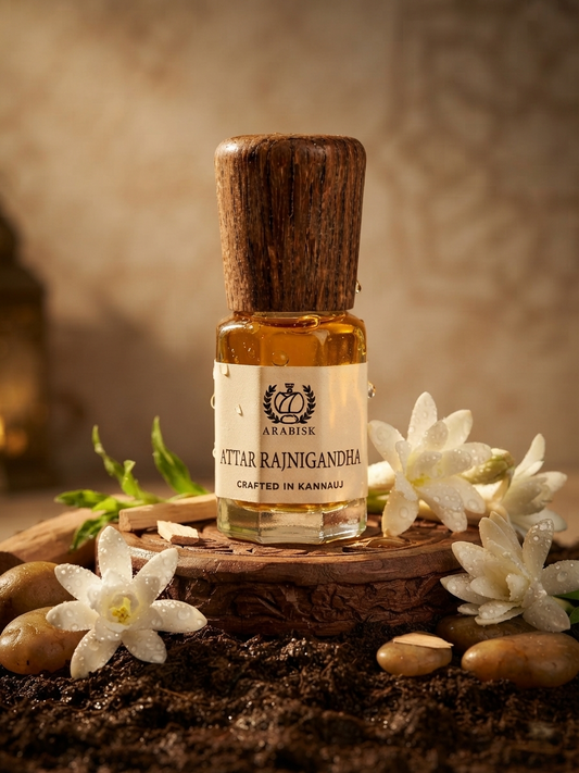 ARABISK Attar Rajnigandha | Natural Attar Oil | Alcohol-Free, Long-Lasting Unisex Attar Arabisk