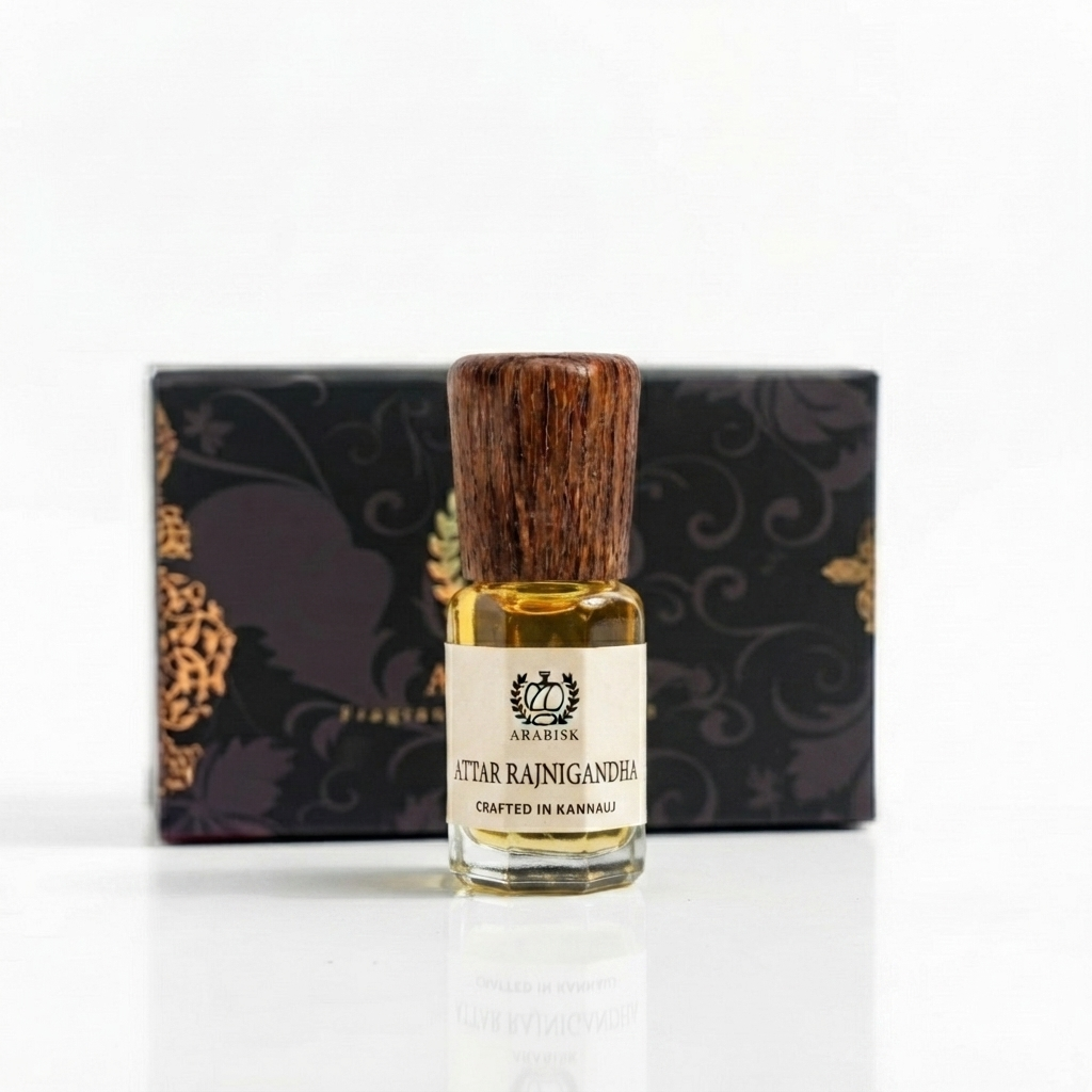 ARABISK Attar Rajnigandha | Natural Attar Oil | Alcohol-Free, Long-Lasting Unisex Attar Arabisk