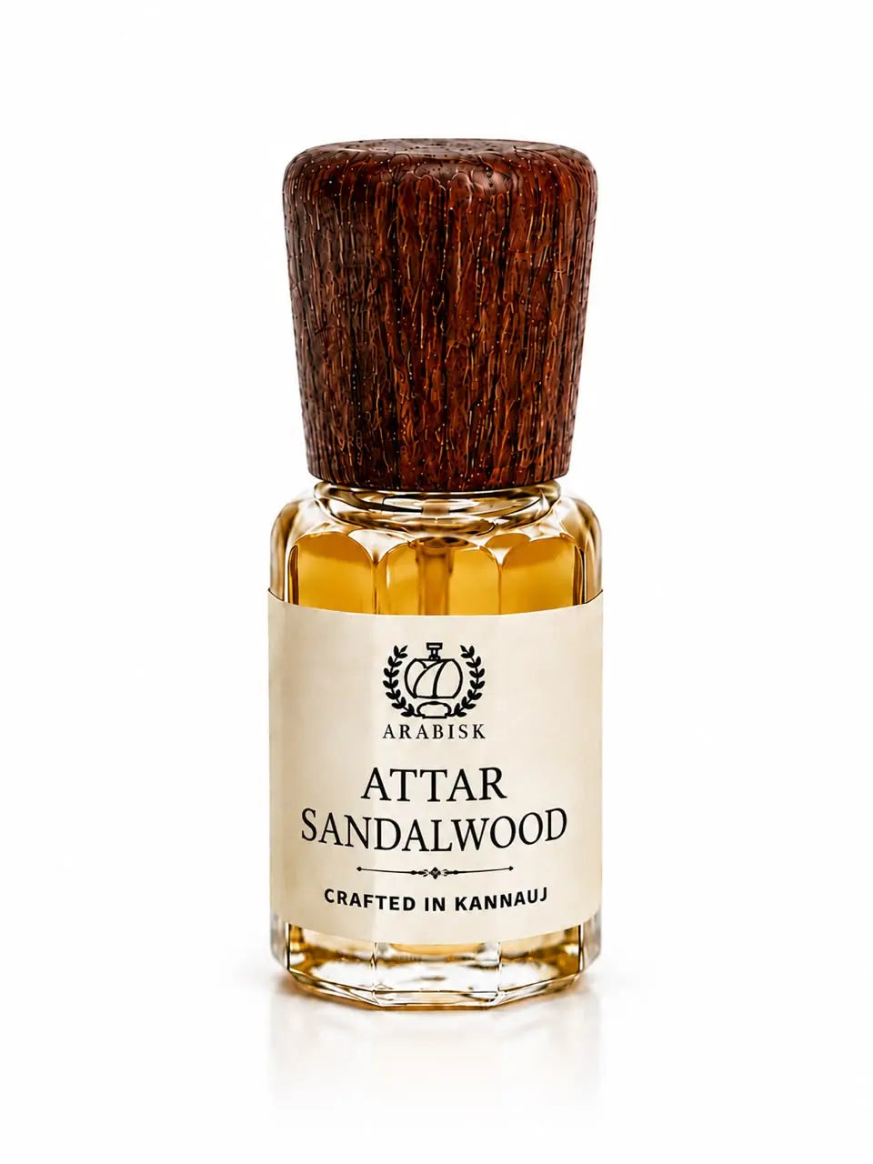 ARABISK Attar Sandalwood | Pure Natural Woody Attar Oil | Alcohol-Free, Long-Lasting Unisex Attar Arabisk