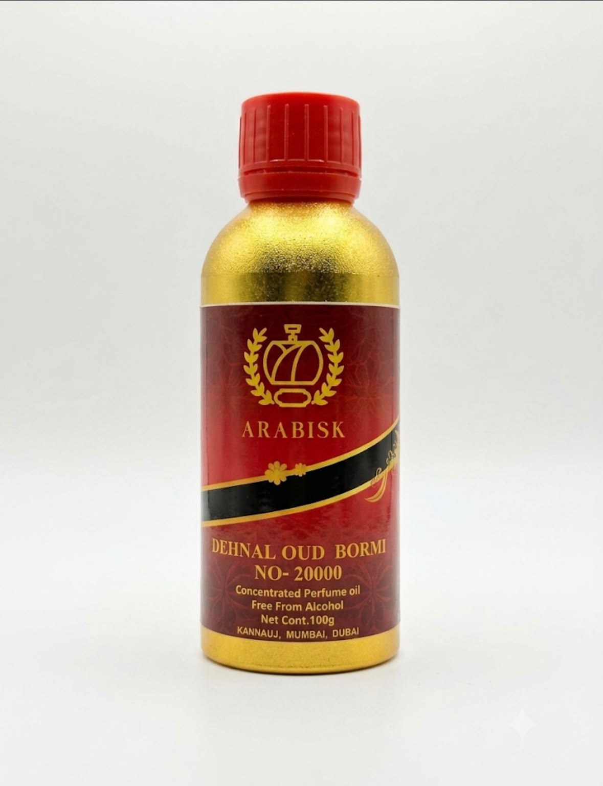 ARABISK Dehnal Oud Bormi | Concentrated Attar Oil | Alcohol-Free, Long-Lasting Fragrance Arabisk