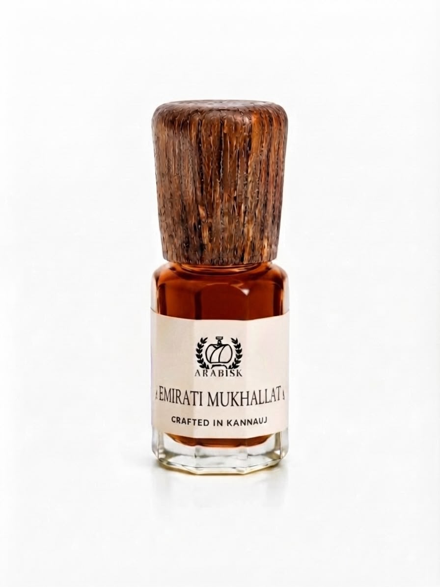 ARABISK Emirati Mukhallat Attar | Pure Luxury Oriental Blend Attar Oil | Alcohol-Free, Long-Lasting Unisex Attar Arabisk