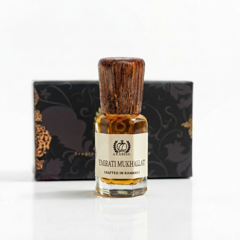 ARABISK Emirati Mukhallat Attar | Pure Luxury Oriental Blend Attar Oil | Alcohol-Free, Long-Lasting Unisex Attar Arabisk