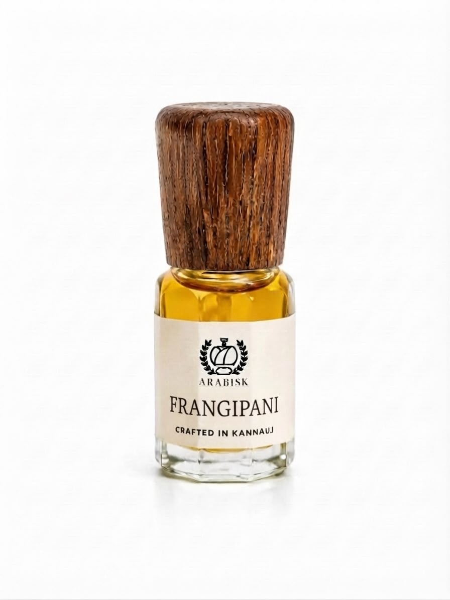 ARABISK Frangipani Attar | Pure Natural Plumeria Attar Oil | Alcohol-Free, Long-Lasting Unisex Attar Arabisk