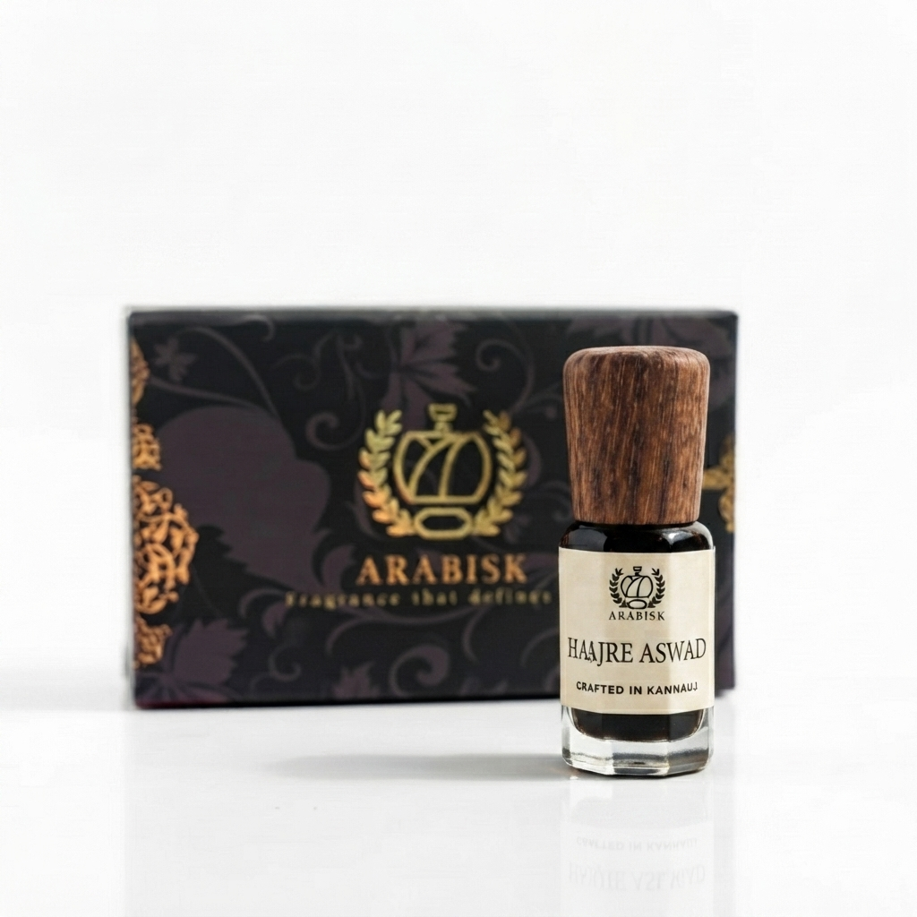 ARABISK Hajre Aswad Attar | Pure Natural Traditional Oriental Attar Oil | Alcohol-Free, Long-Lasting Unisex Attar Arabisk