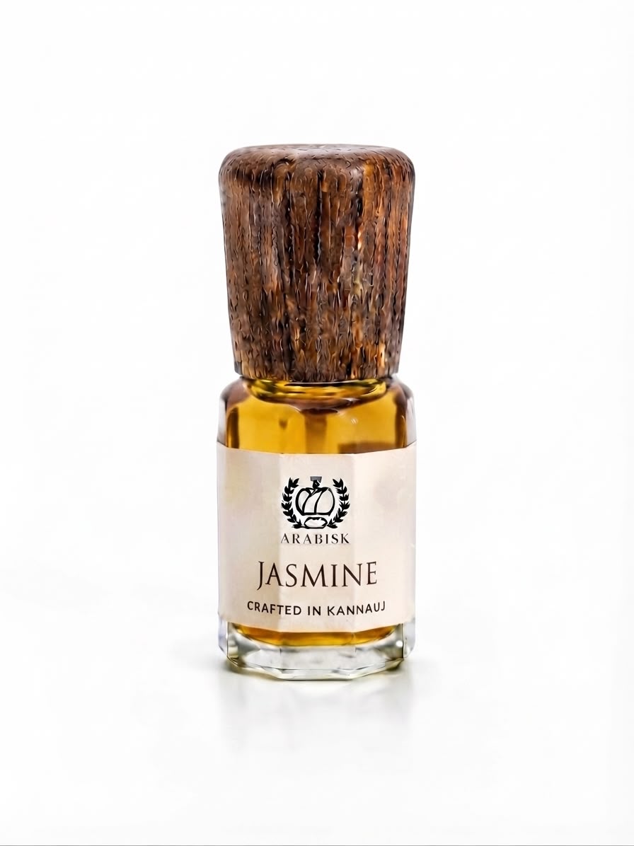 ARABISK Jasmine Attar | Pure Natural Jasmine Attar Oil | Alcohol-Free, Long-Lasting Unisex Attar Arabisk