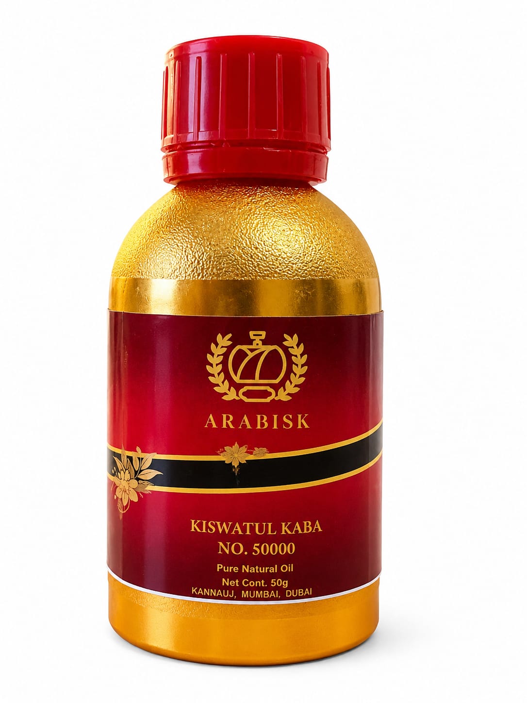 ARABISK Kiswatul Kaba No. 50000 | Pure Natural Attar Oil | Alcohol-Free, Long-Lasting Fragrance | 50g Arabisk