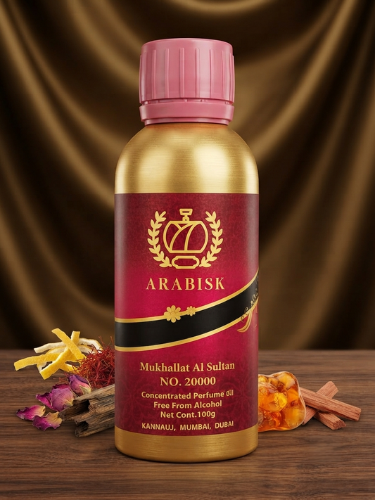 ARABISK Mukhallat Al Sultan | Handcrafted Oriental Attar | Alcohol-Free, Long-Lasting Fragrance Arabisk