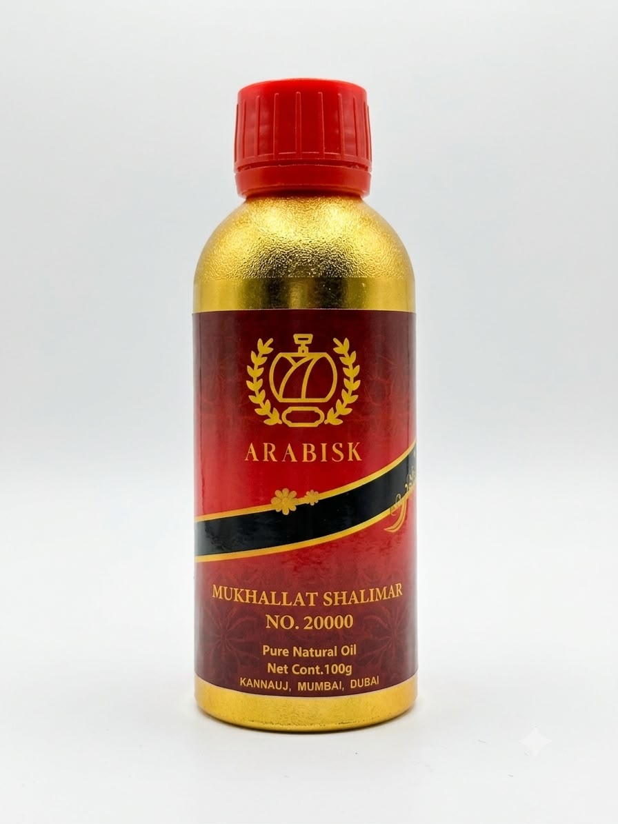 ARABISK Mukhallat Shalimar | Concentrated Attar Oil | Alcohol-Free, Long-Lasting Fragrance Arabisk