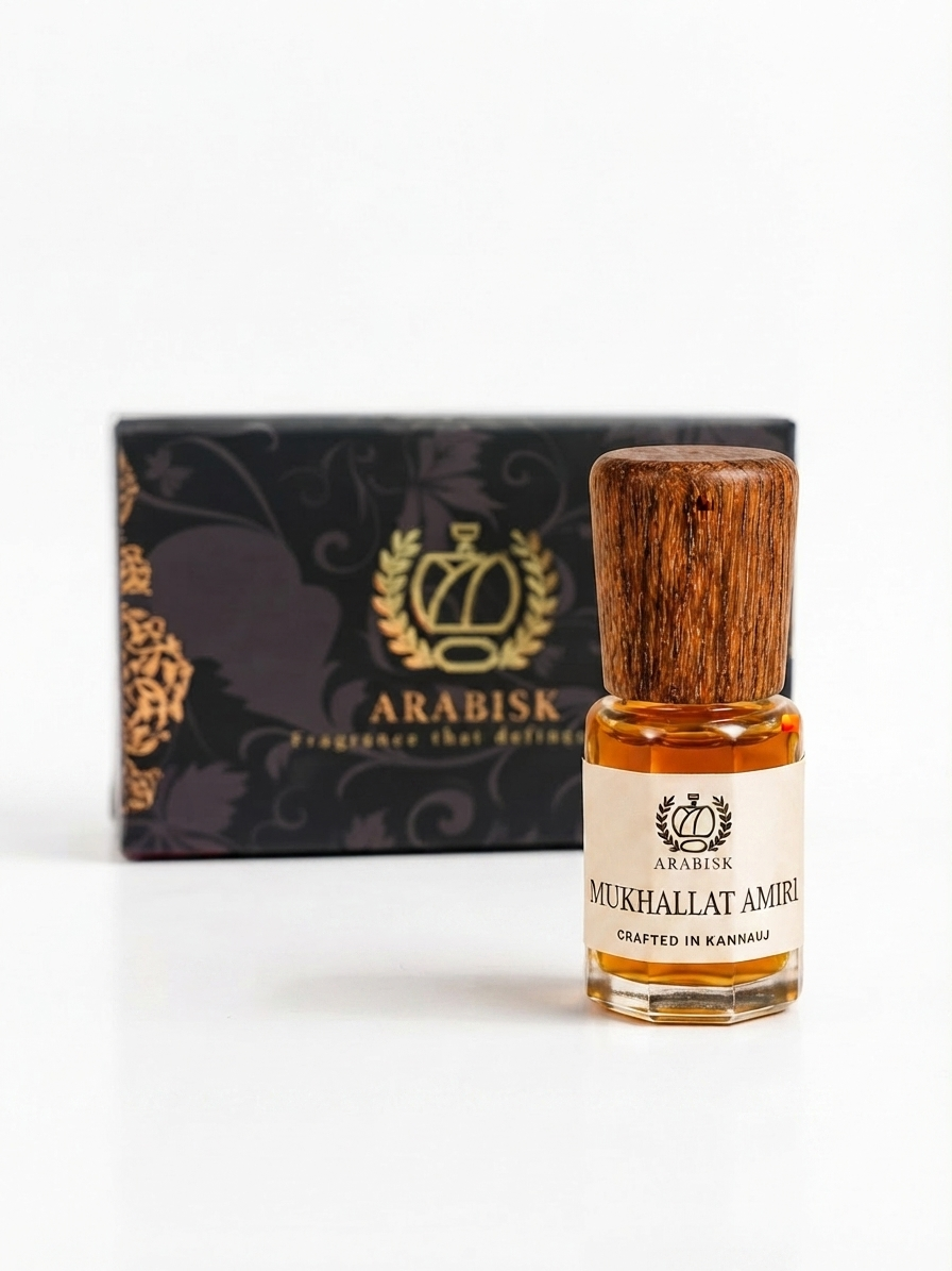 ARABISK Mukhallat Amiri Attar | Authentic Luxury Perfume Oil | Alcohol-Free, Long-Lasting Unisex Ittar Arabisk