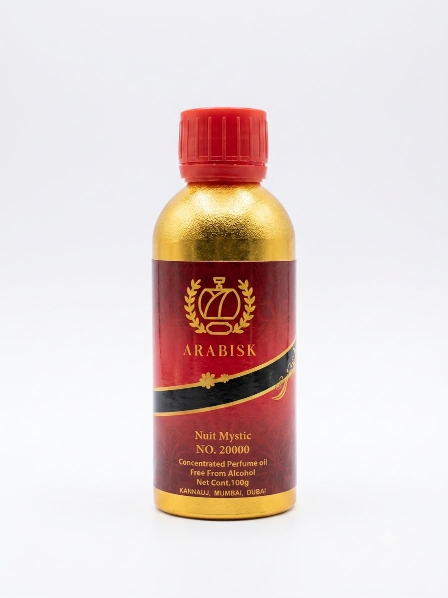 ARABISK Nuit Mystic | Concentrated Attar Oil | Alcohol-Free, Long-Lasting Fragrance Arabisk