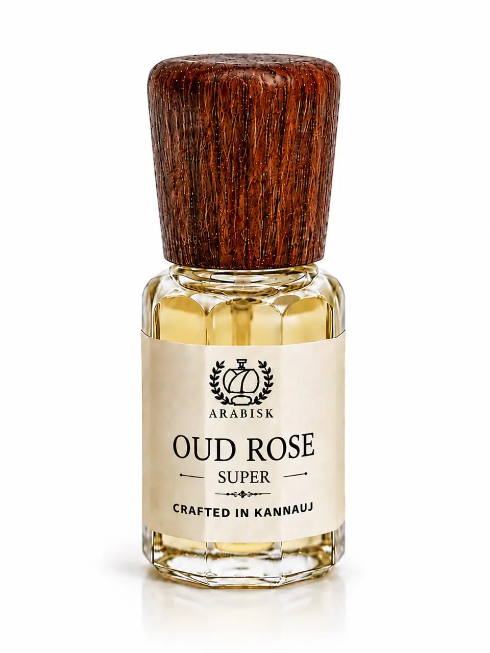 ARABISK Oud Rose Super Attar | Pure Natural Oud & Rose Attar Oil | Alcohol-Free, Long-Lasting Unisex Attar Arabisk