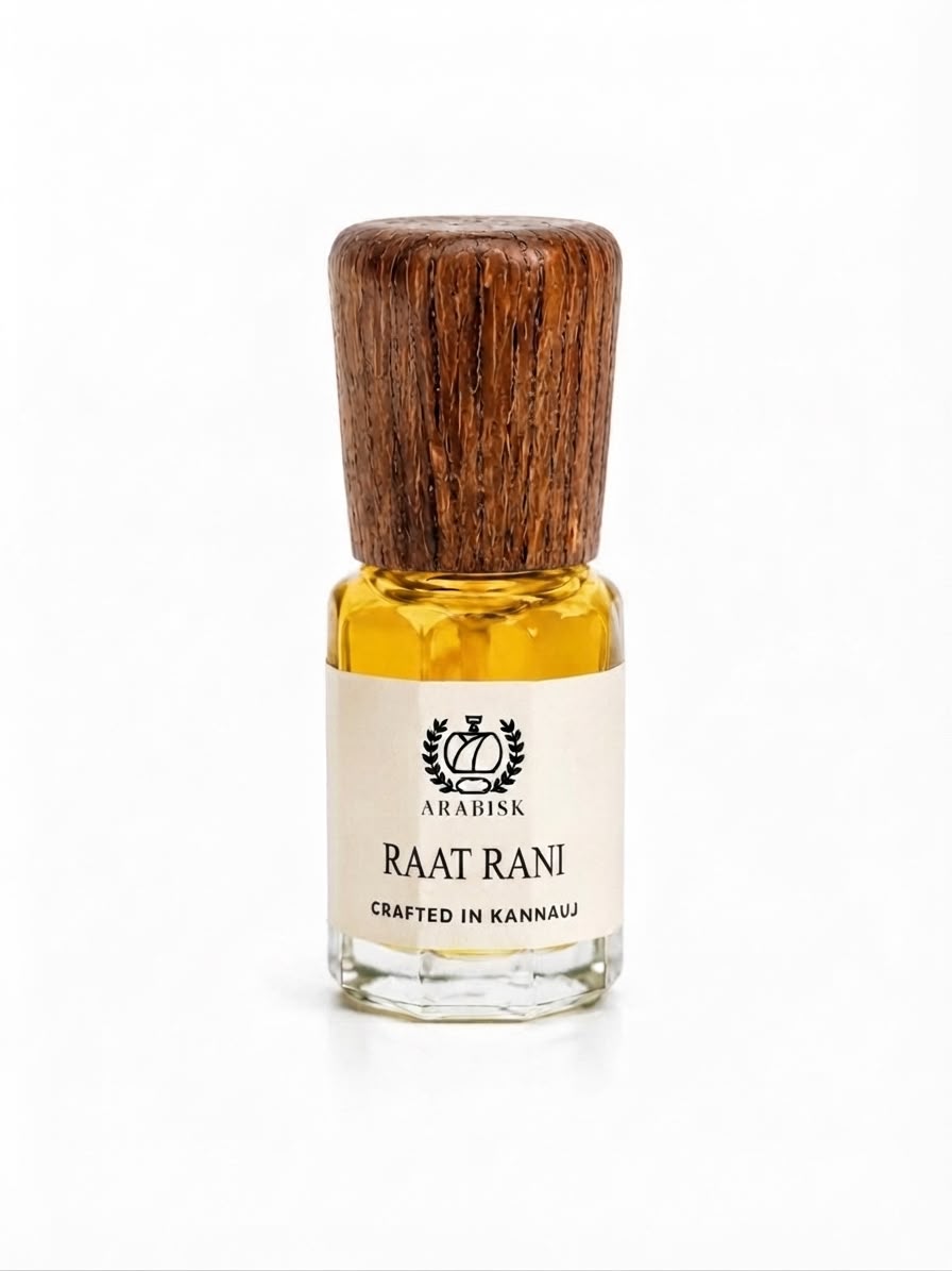 ARABISK Raat Rani Attar | Pure Natural Night-Blooming Jasmine Attar Oil | Alcohol-Free, Long-Lasting Unisex Attar Arabisk