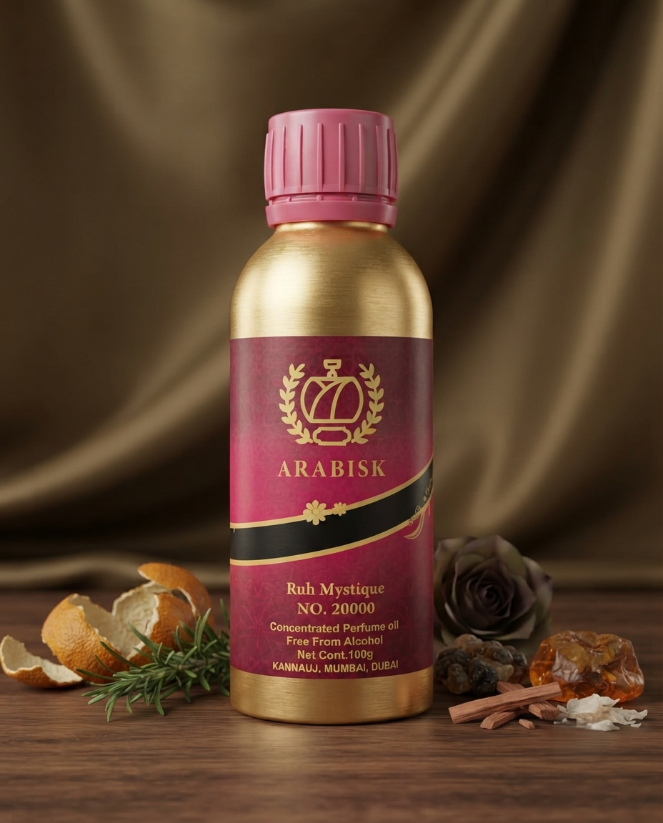 ARABISK Ruh Mystique | Handcrafted Oriental Attar | Alcohol-Free, Long-Lasting Fragrance Arabisk