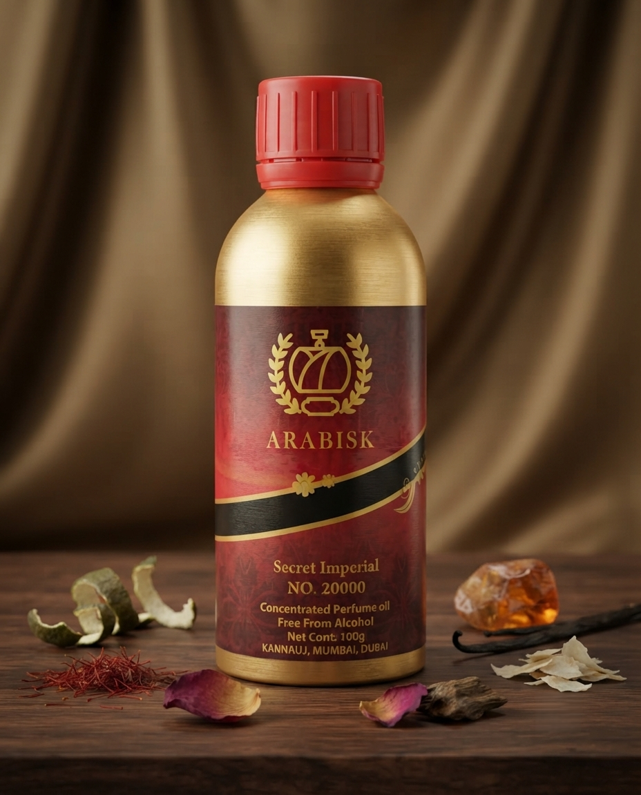 ARABISK Secret Imperial | Concentrated Attar Oil | Alcohol-Free, Long-Lasting Fragrance Arabisk
