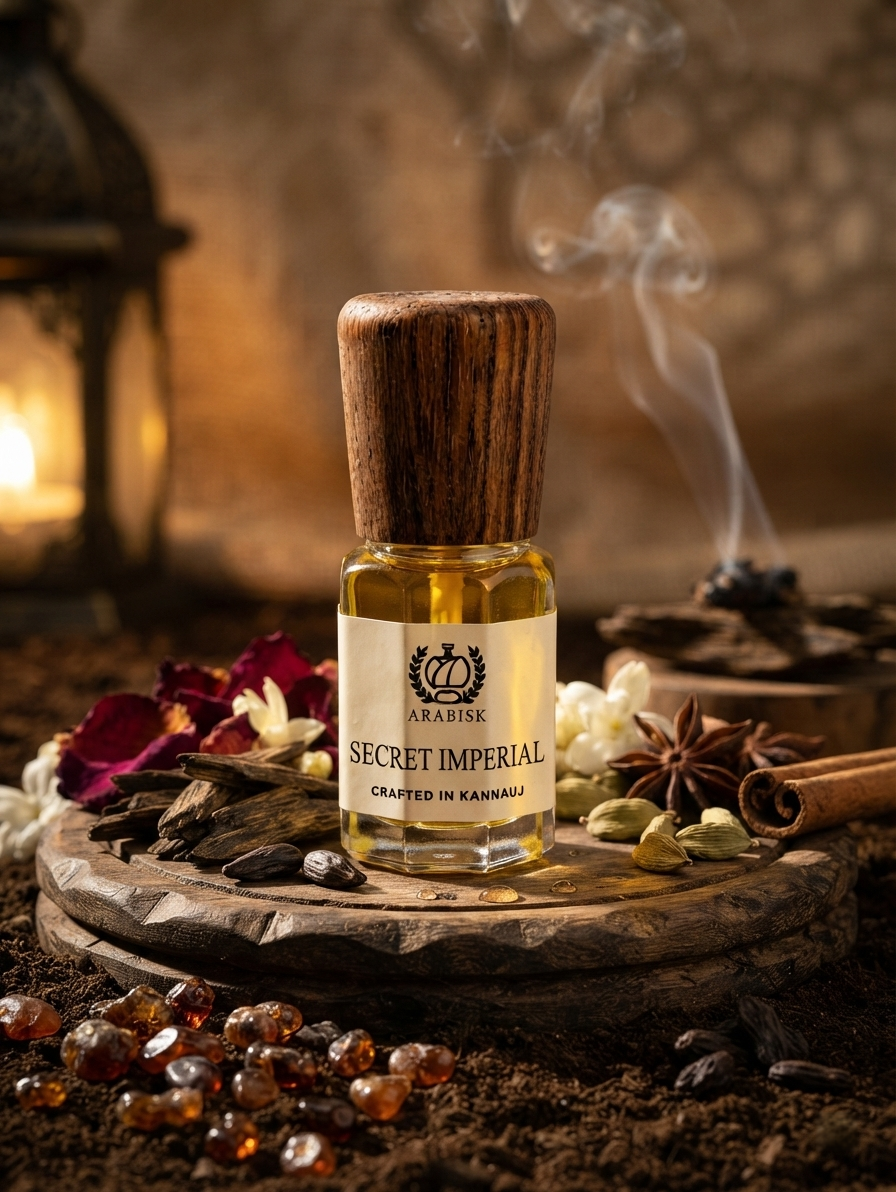 ARABISK Secret Imperial Attar | Pure Regal & Mysterious Attar Oil | Alcohol-Free, Long-Lasting Unisex Attar Arabisk