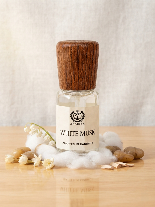 ARABISK White Musk Attar | Pure Natural Clean Musk Attar Oil | Alcohol-Free, Long-Lasting Unisex Attar Arabisk