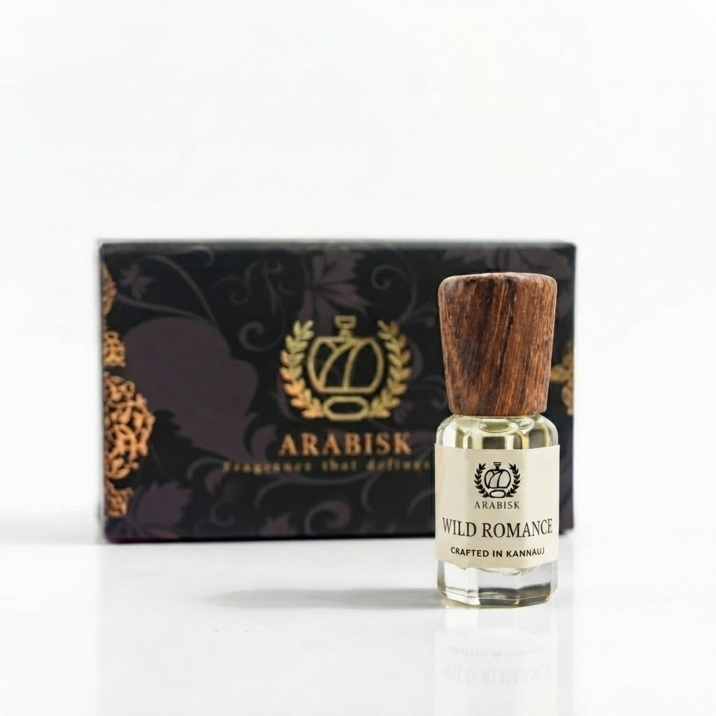 ARABISK Wild Romance Attar | Pure Floral & Musk Attar Oil | Alcohol-Free, Long-Lasting Unisex Attar Arabisk